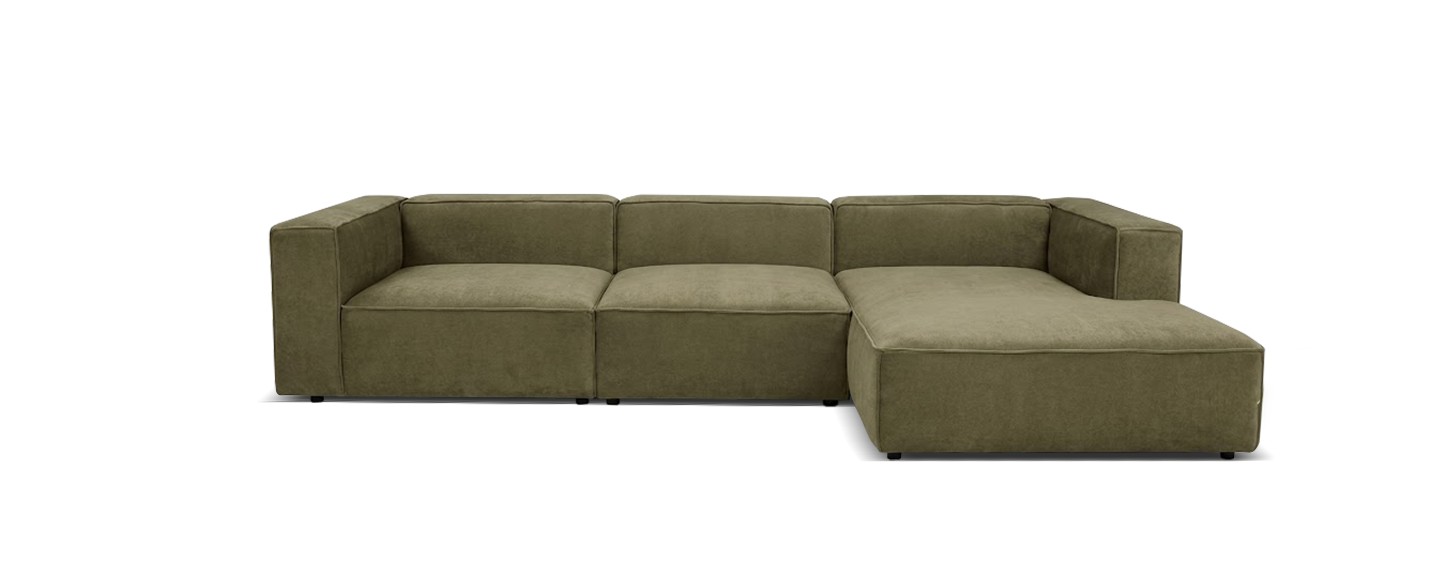 Sofa, Wohnlandschaft, Olivegrün, Ecksofa, Kuschelsofa, couch, sofa, ecksofa, olivgrün, stoffbezug, Sofa, Sectional, Olivegrün, Bezugsmaterial, Sessel-/Gartenmöbel-Ecksofa, 