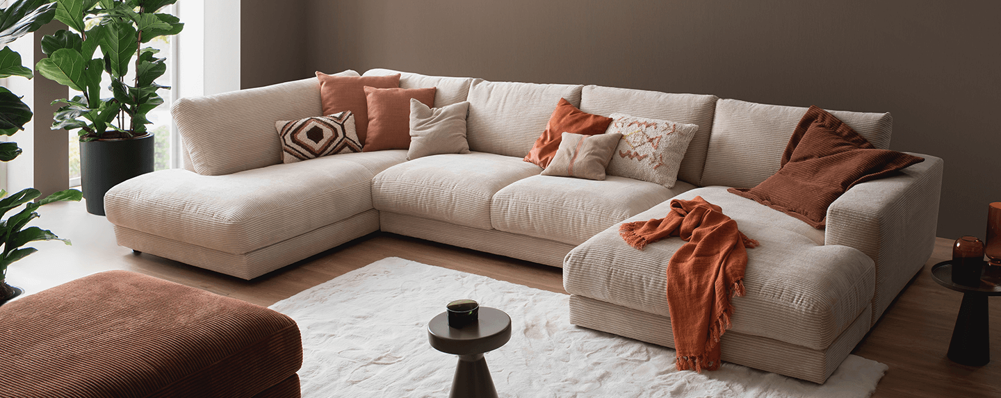 soefacom, großes u-sofa cordsofa, holmer