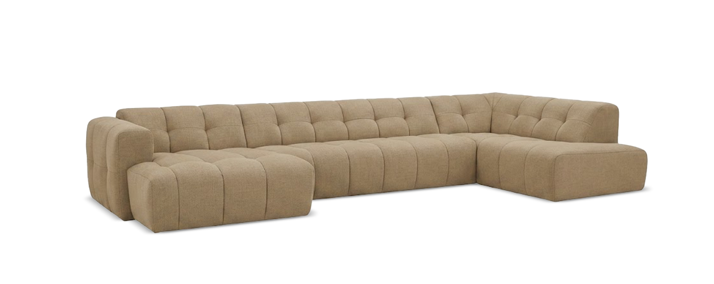 Ecksofa, Sofa, Beige, Rückenlehne, Garnitur, 