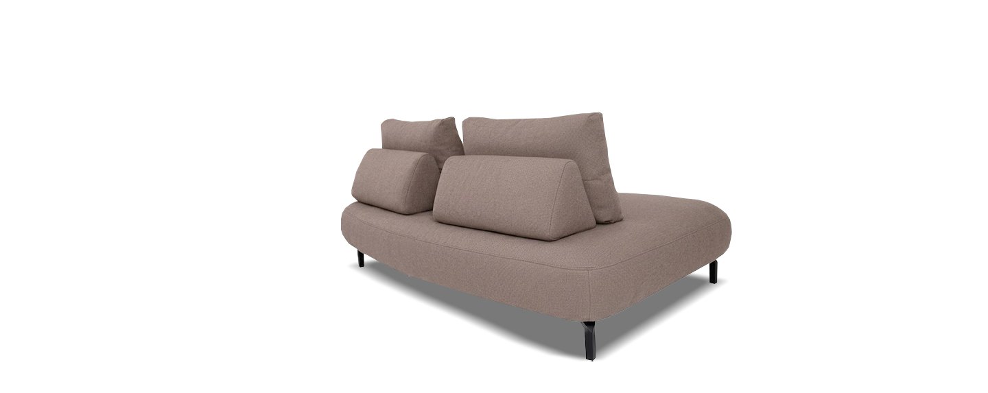 Sofa, Mittleres Element, Bezugstoff, Kissen, Rückenlehne, 