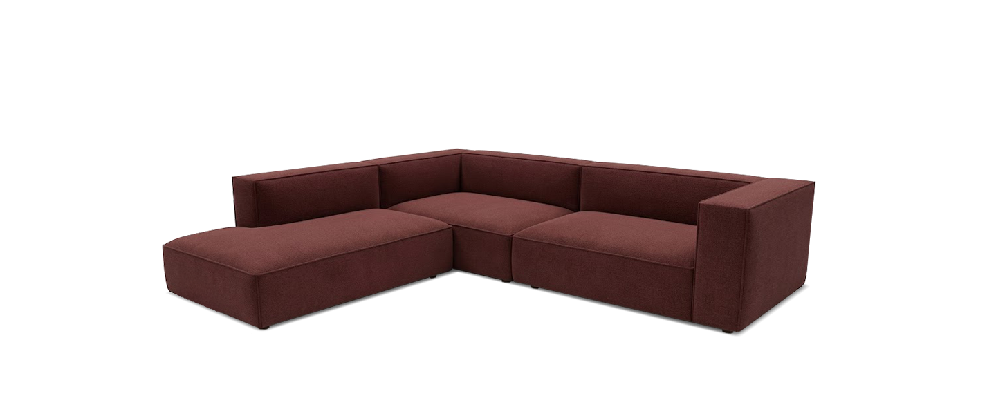 Ecksofa, Sofaecke, Möbelbereich, Rotbraun, Sofapolsterung, 
