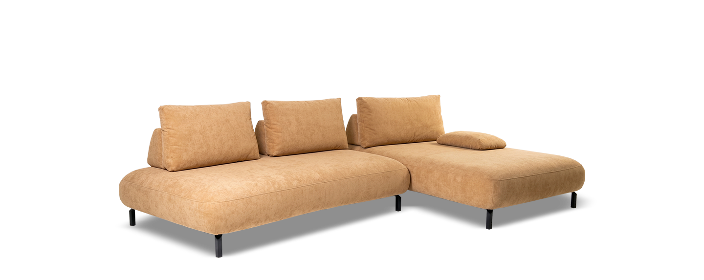 Sofa, Wohnlandschaft, Ersatzbezug, Sitzecke, Beige, 