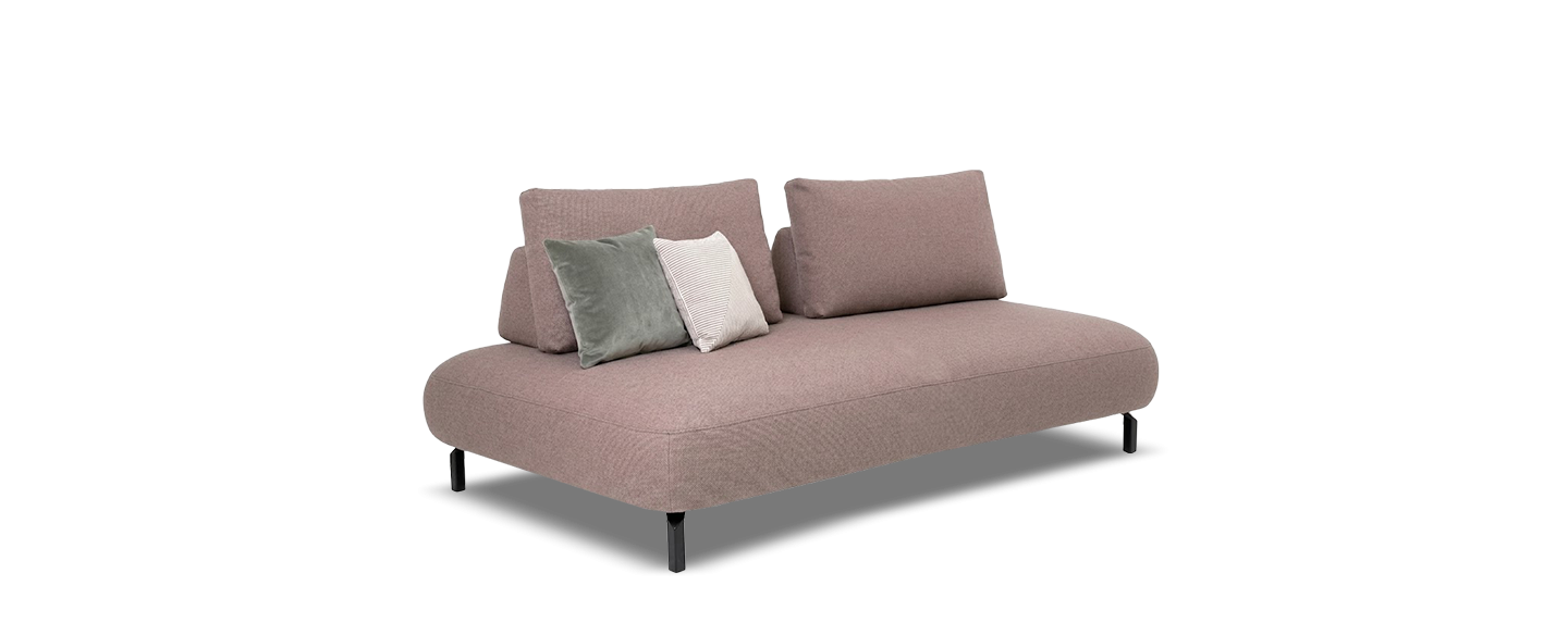 Sofa, Sectional, Wohnzimmersofa, Rosa, Beige, 