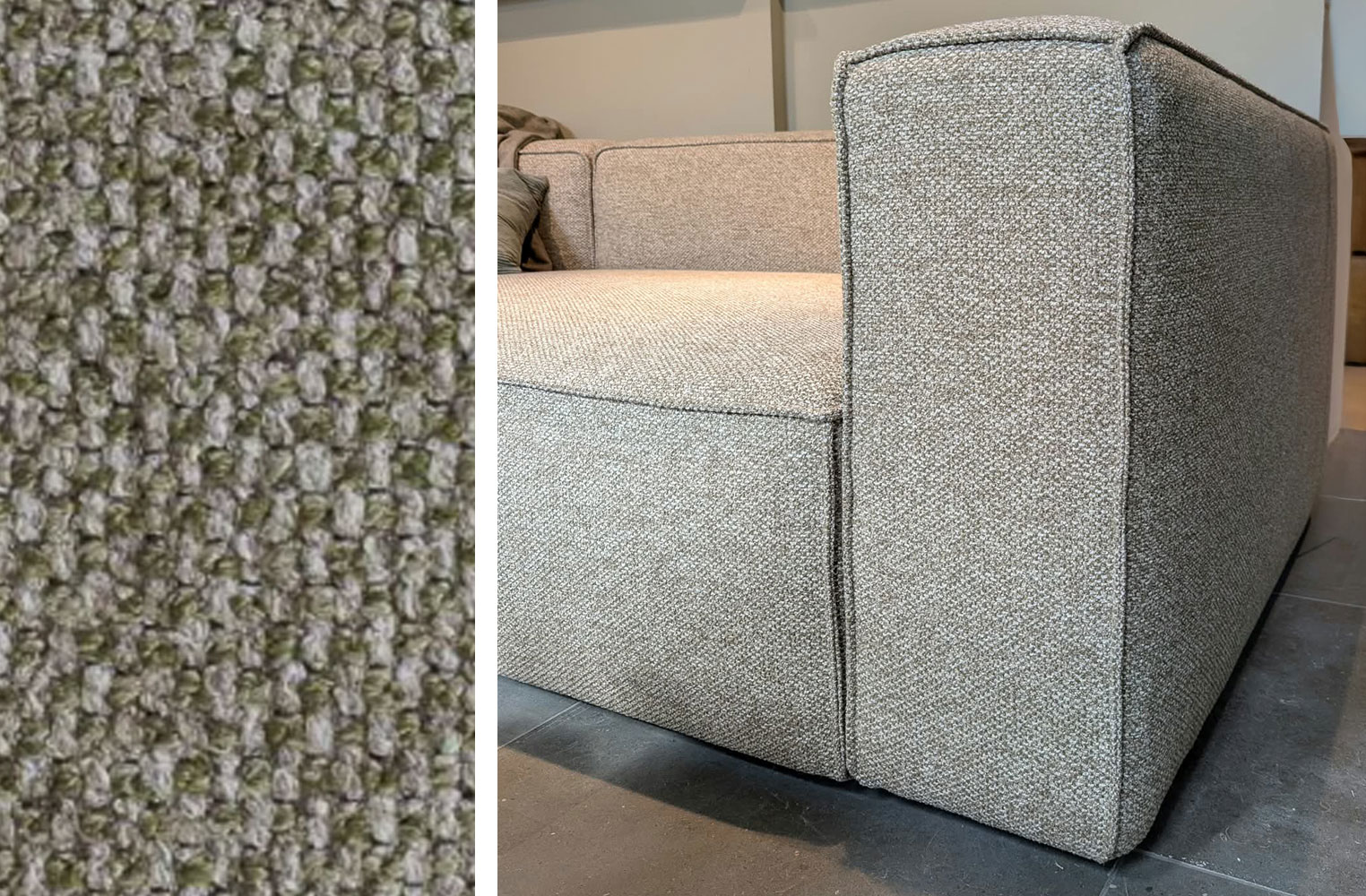 Sofa, Polster, Stoff, Grau, Ecksofa, 